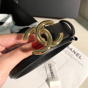 Chanel Leather Belt